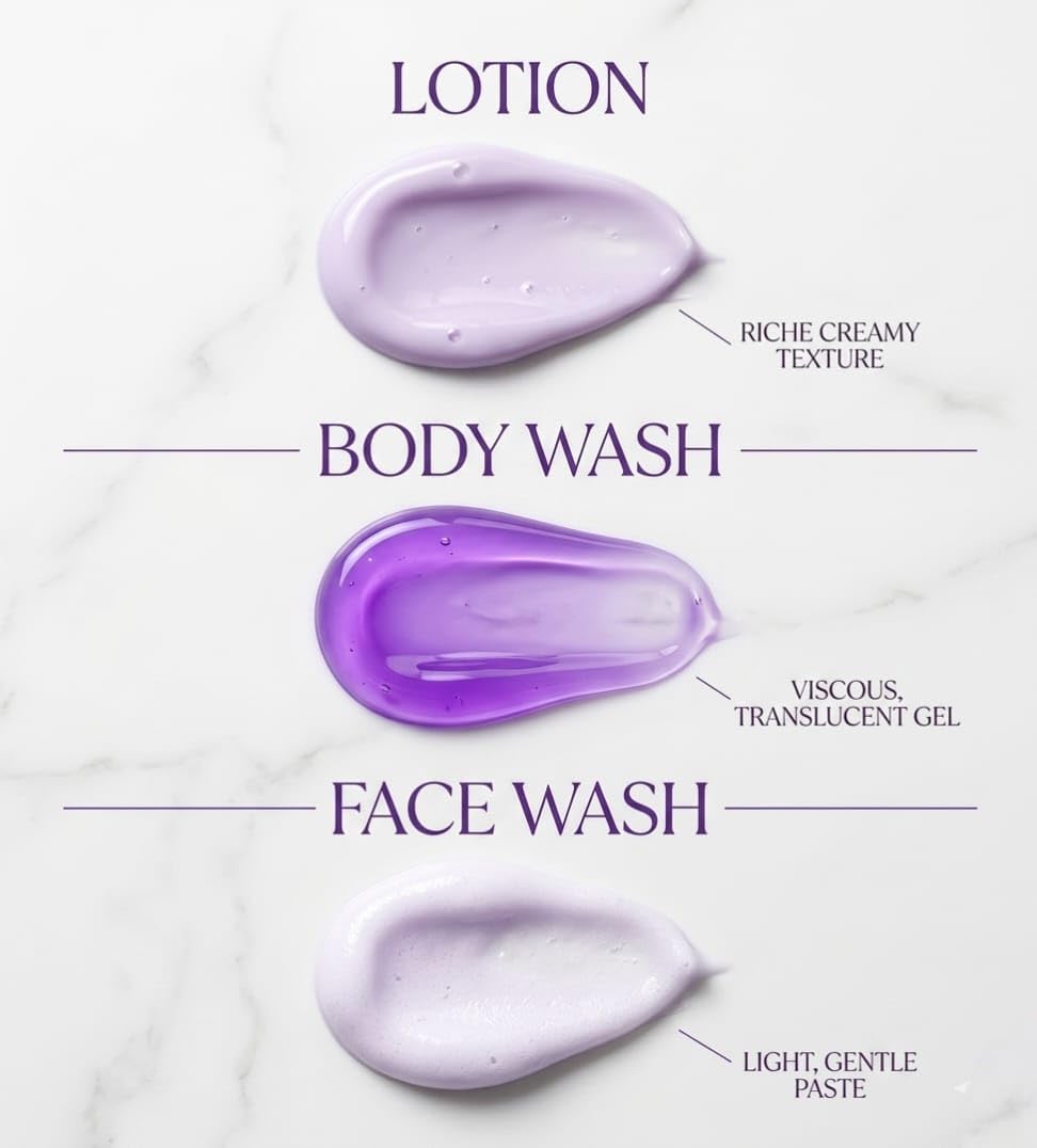 Lavender Skin Collection 化粧水セット Buy Lavender Skincare Combo Set | Face Wash, Body Lotion